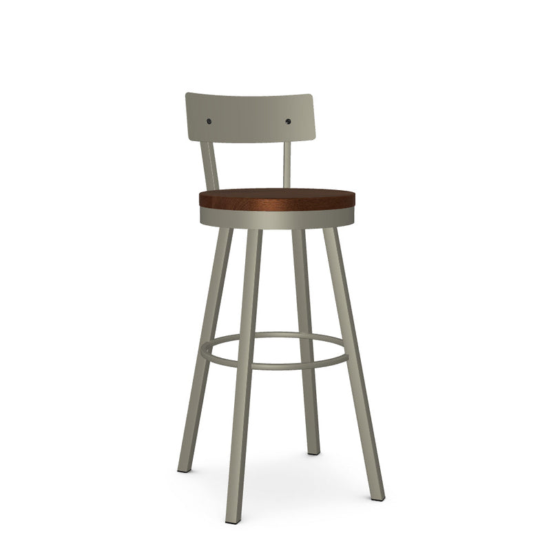 Lauren Swivel Spectator Stool- Wood