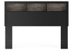 Broachmyn - Lighted Bookcase Headboard