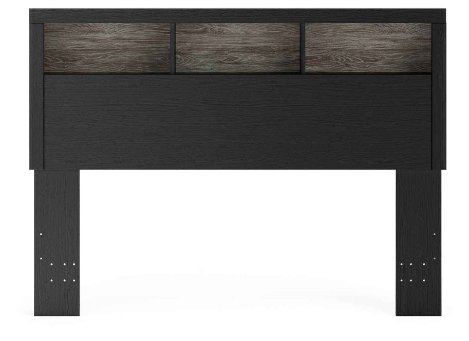 Broachmyn - Lighted Bookcase Headboard