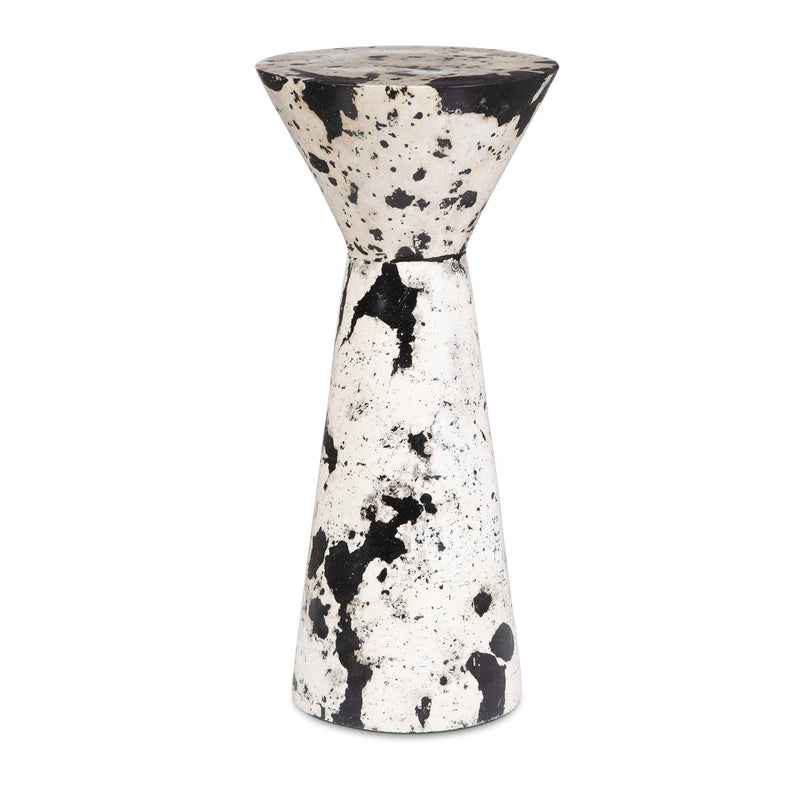 Lenora - Stone Drink Table - Black