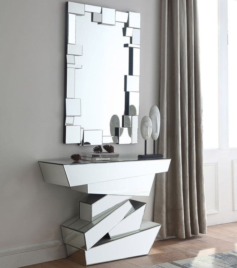 Jade - Console Table - Silver