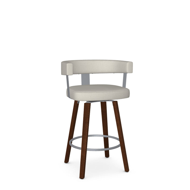Fletcher Swivel Counter Stool-Upholstered
