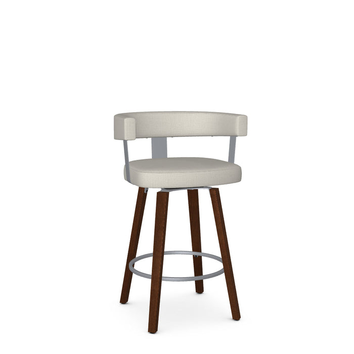 Fletcher Swivel Counter Stool-Upholstered