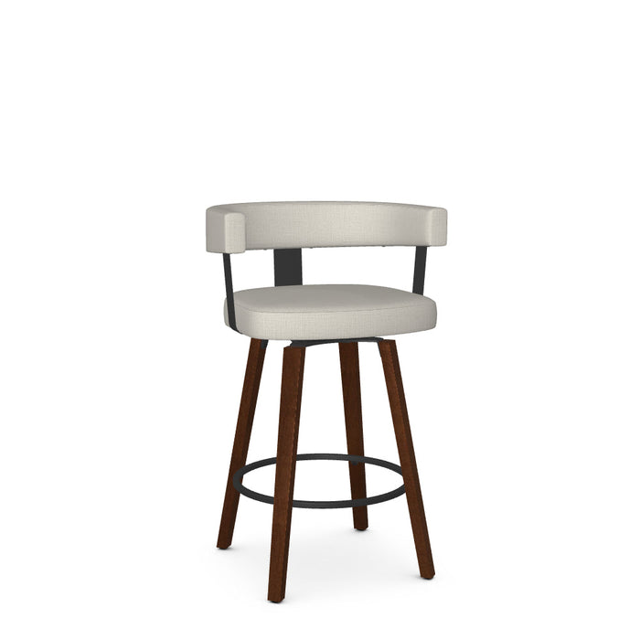 Fletcher Swivel Counter Stool-Upholstered