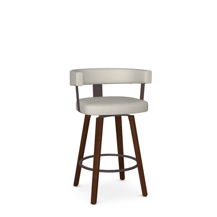 Fletcher Swivel Counter Stool-Upholstered