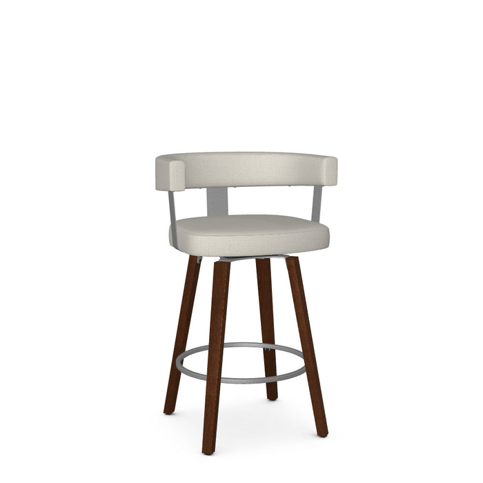 Fletcher Swivel Counter Stool-Upholstered