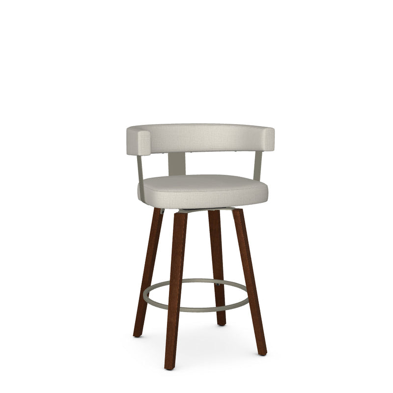 Fletcher Swivel Counter Stool-Upholstered