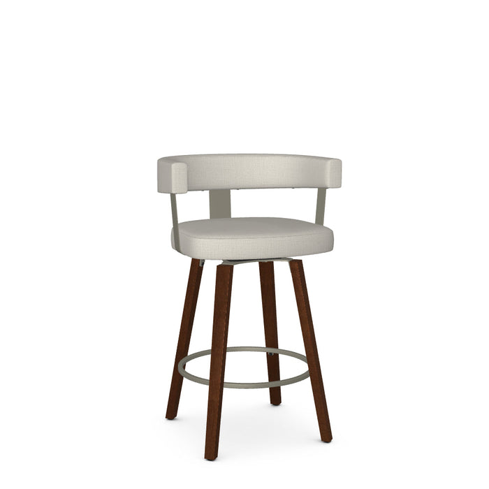 Fletcher Swivel Counter Stool-Upholstered