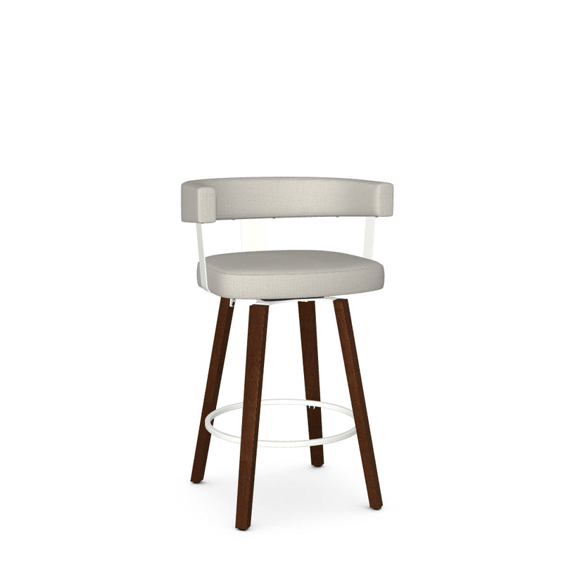 Fletcher Swivel Counter Stool-Upholstered