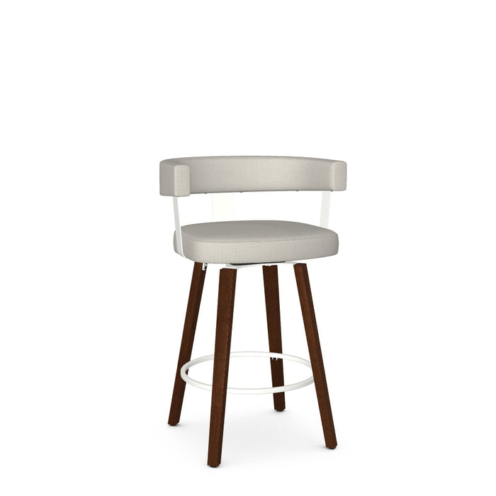 Fletcher Swivel Counter Stool-Upholstered