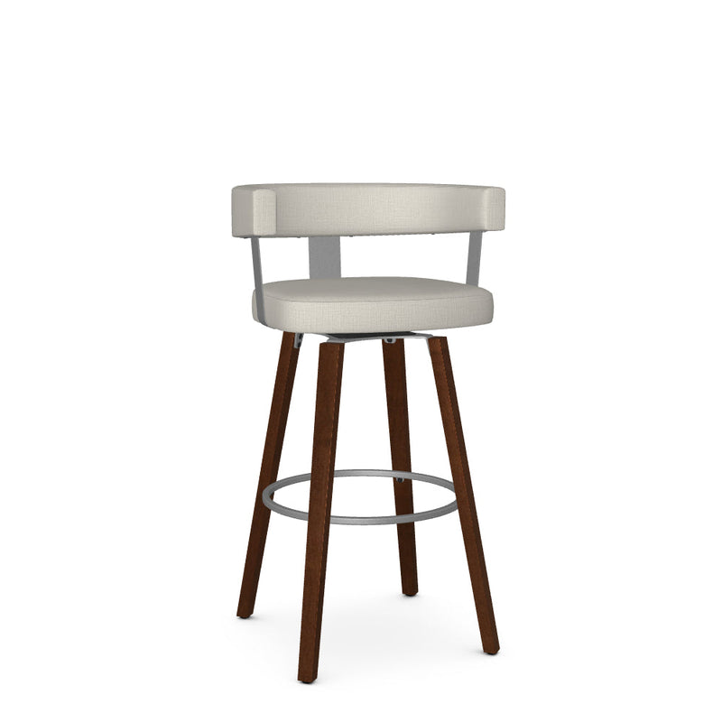 Fletcher Swivel Bar Stool-Upholstered