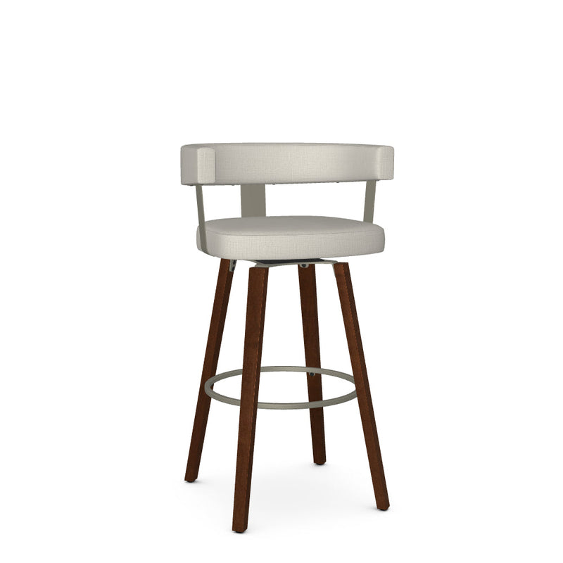 Fletcher Swivel Bar Stool-Upholstered