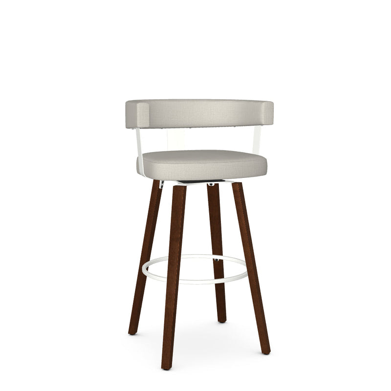 Fletcher Swivel Bar Stool-Upholstered