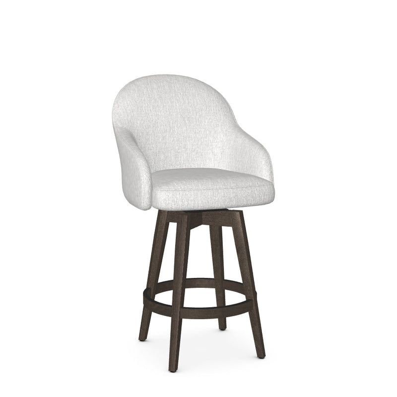 Collin Swivel Counter Stool-Upholstered