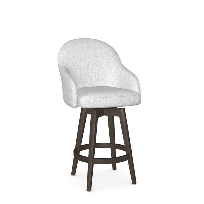 Collin Swivel Counter Stool-Upholstered