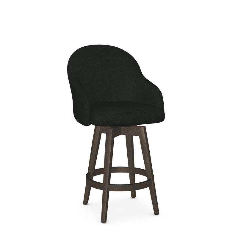 Collin Swivel Counter Stool-Upholstered