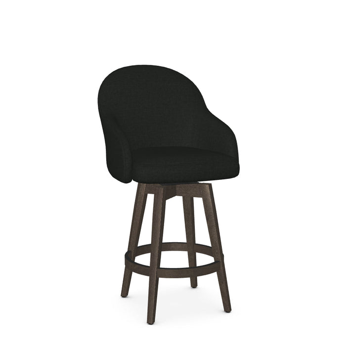 Collin Swivel Counter Stool-Upholstered