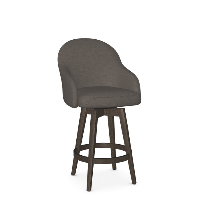 Collin Swivel Counter Stool-Upholstered