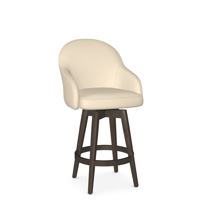 Collin Swivel Counter Stool-Upholstered