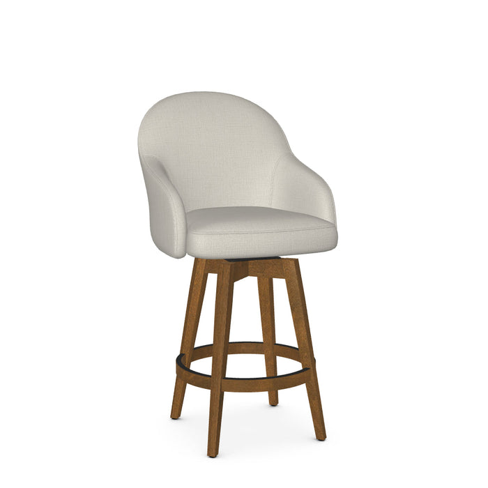 Collin Swivel Counter Stool-Upholstered