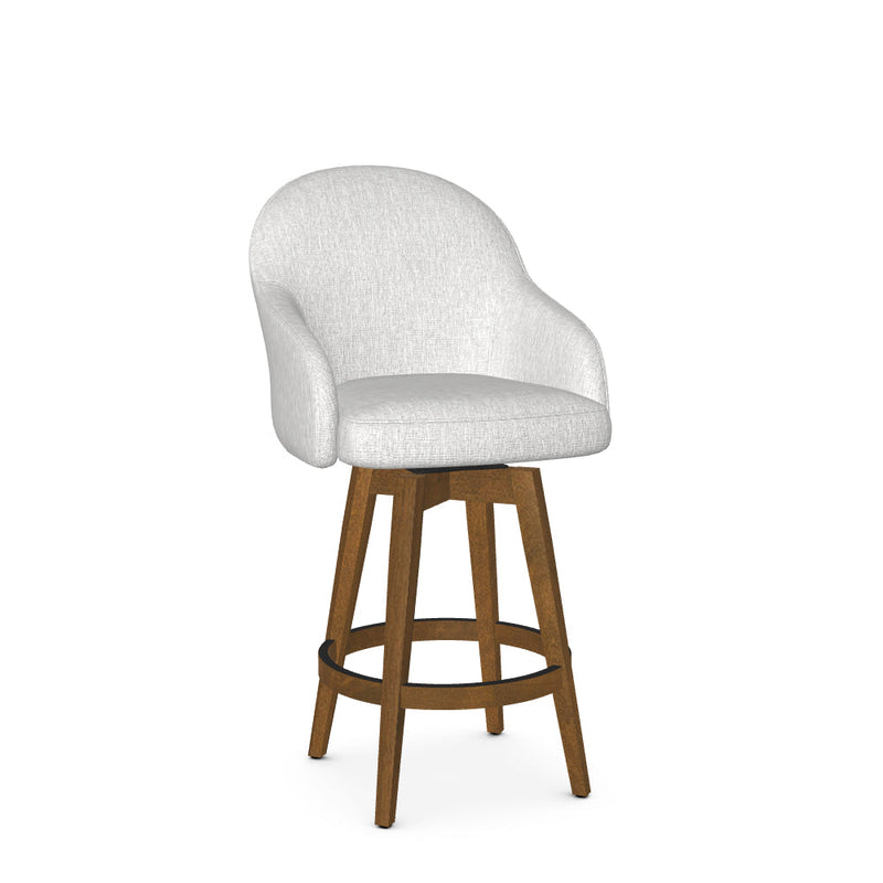 Collin Swivel Counter Stool-Upholstered