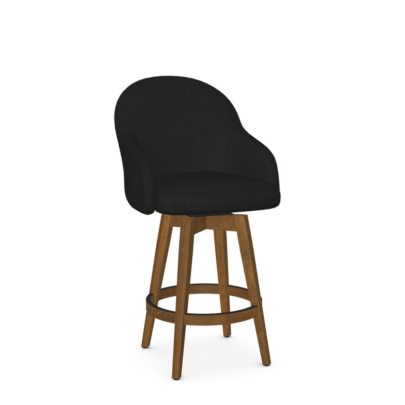 Collin Swivel Counter Stool-Upholstered