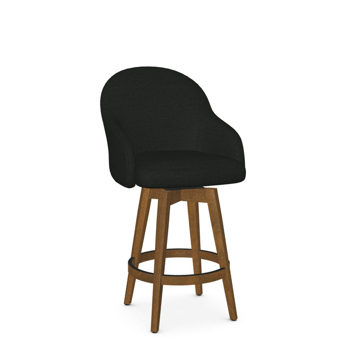 Collin Swivel Counter Stool-Upholstered