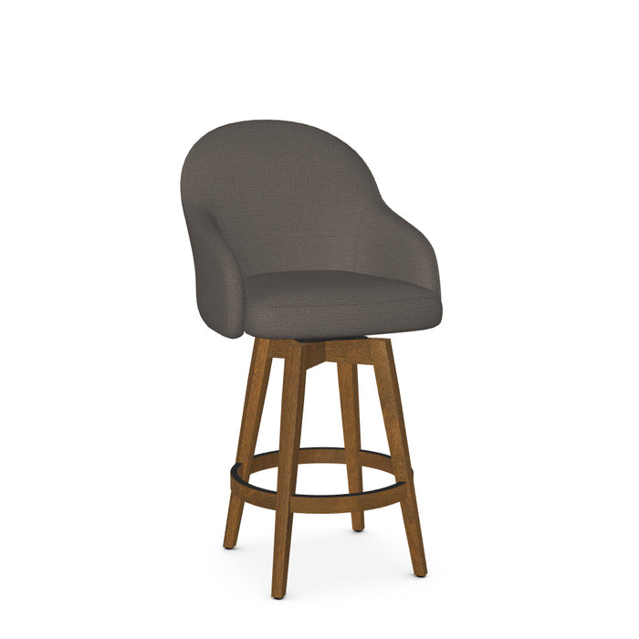 Collin Swivel Counter Stool-Upholstered