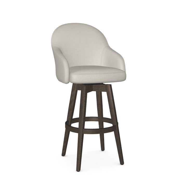 Collin Swivel Bar Stool-Upholstered