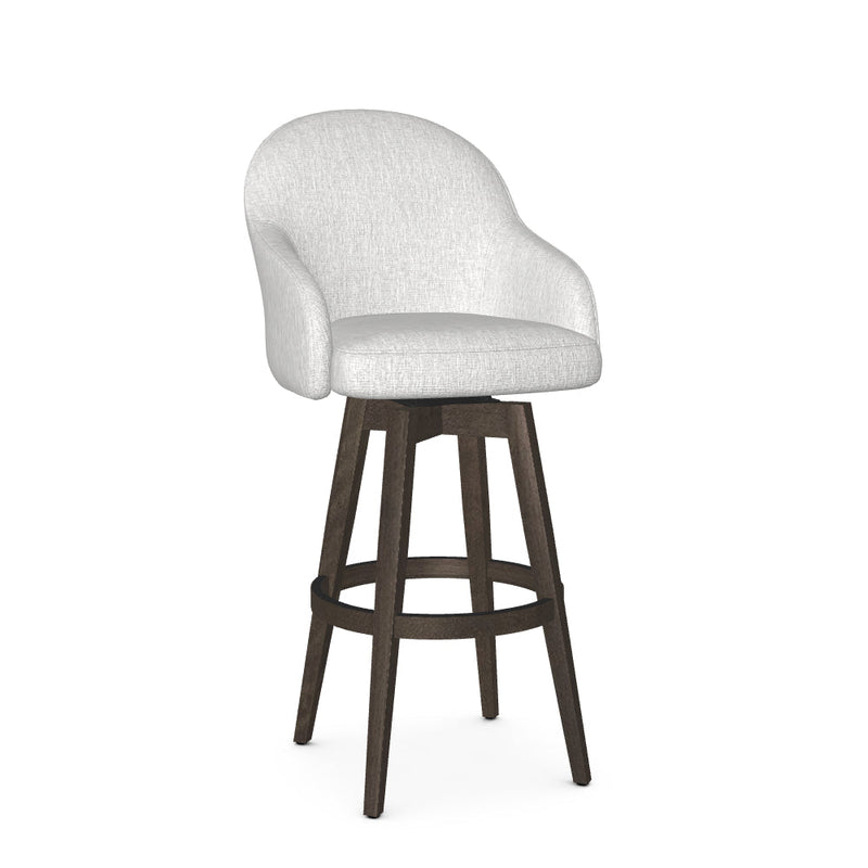 Collin Swivel Bar Stool-Upholstered
