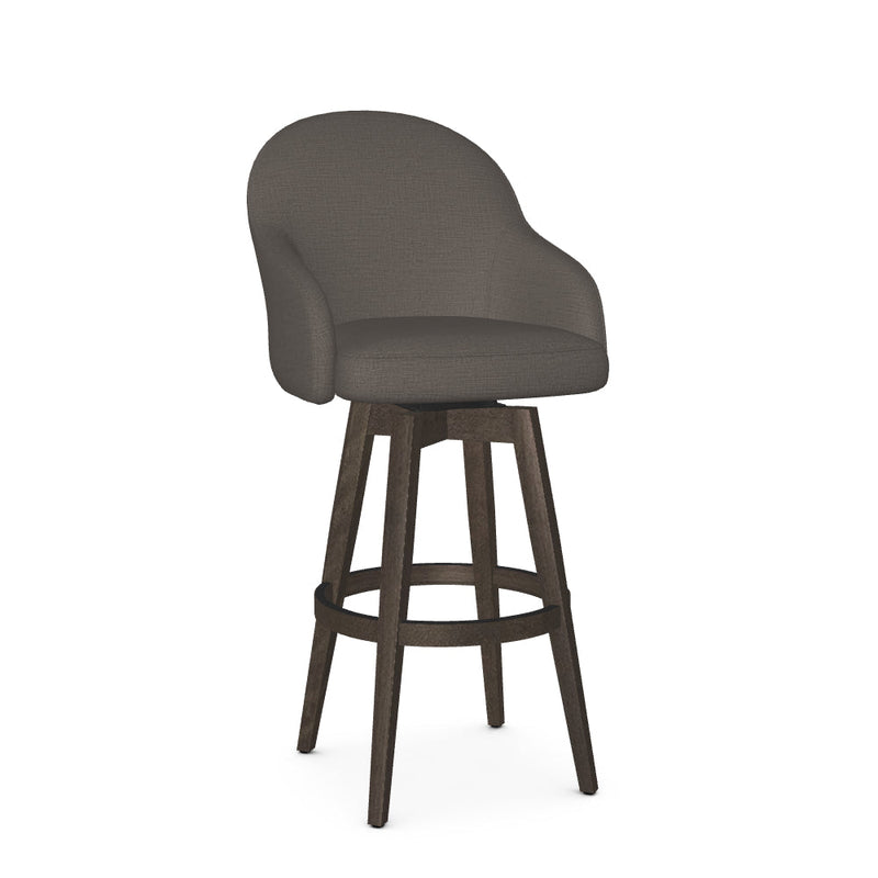 Collin Swivel Bar Stool-Upholstered