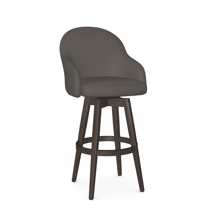 Collin Swivel Bar Stool-Upholstered