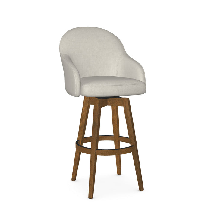 Collin Swivel Bar Stool-Upholstered