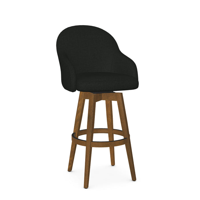 Collin Swivel Bar Stool-Upholstered