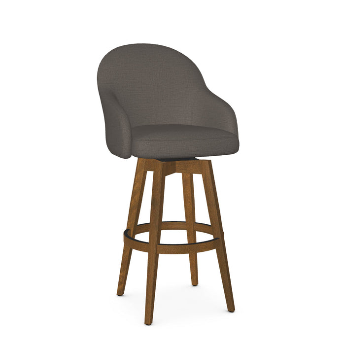 Collin Swivel Bar Stool-Upholstered