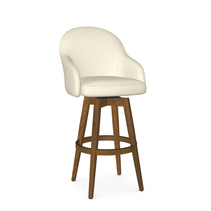 Collin Swivel Bar Stool-Upholstered