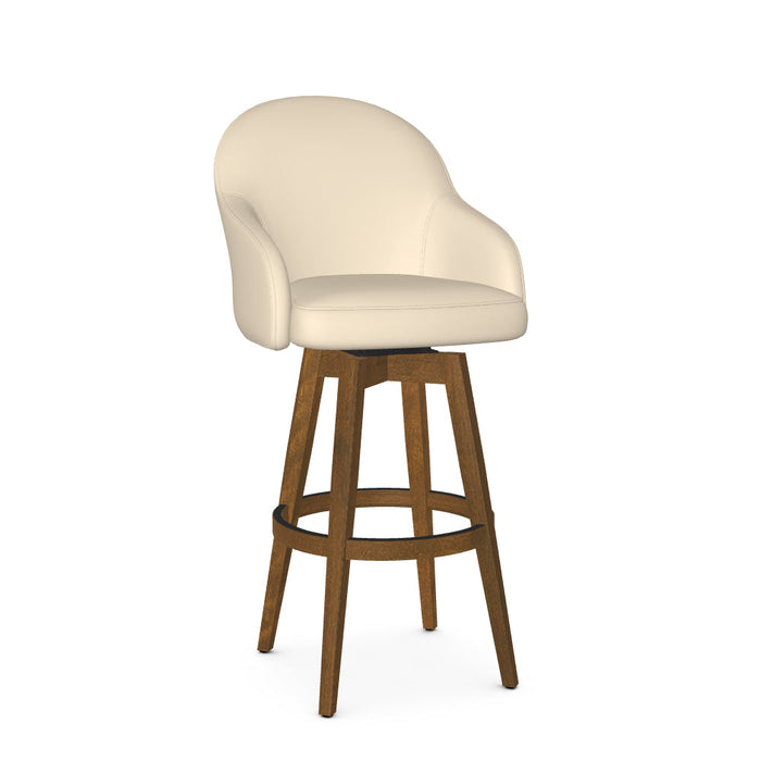 Collin Swivel Bar Stool-Upholstered