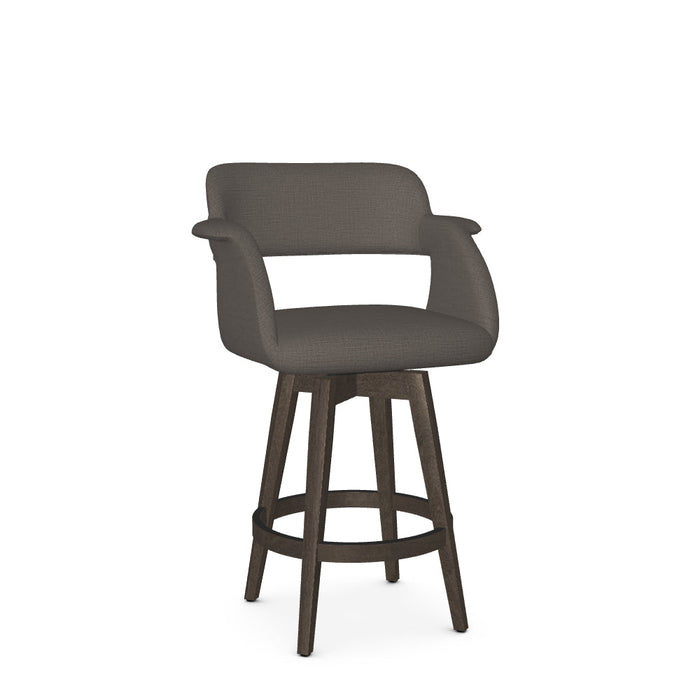 Joshua Swivel Counter Stool-Upholstered