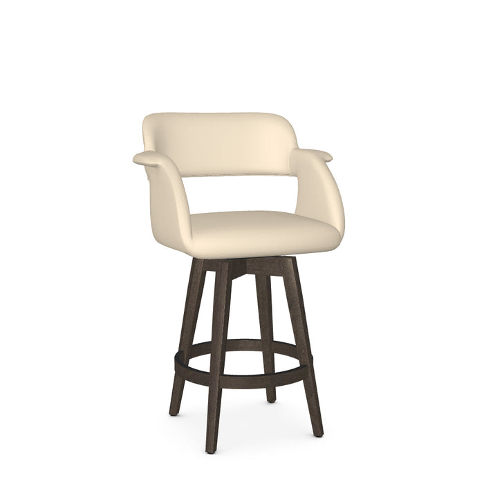 Joshua Swivel Counter Stool-Upholstered