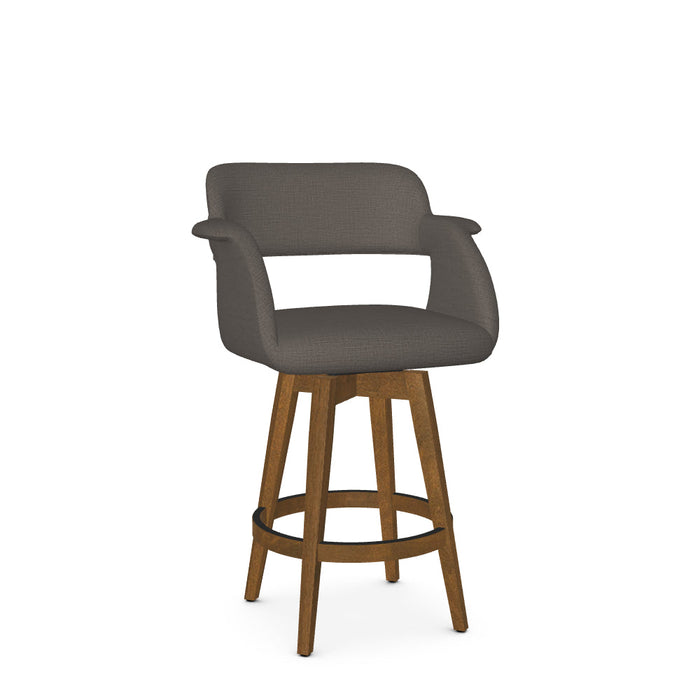 Joshua Swivel Counter Stool-Upholstered