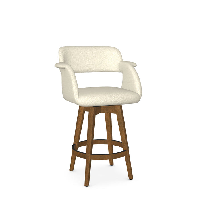 Joshua Swivel Counter Stool-Upholstered