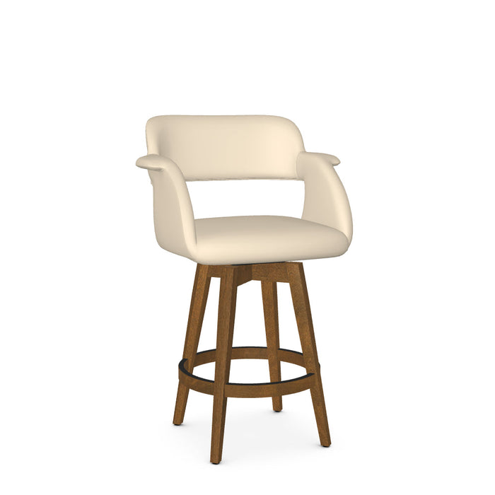 Joshua Swivel Counter Stool-Upholstered