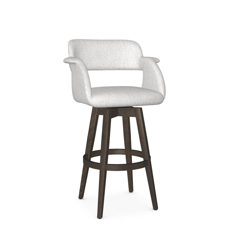 Joshua Swivel Bar Stool-Upholstered
