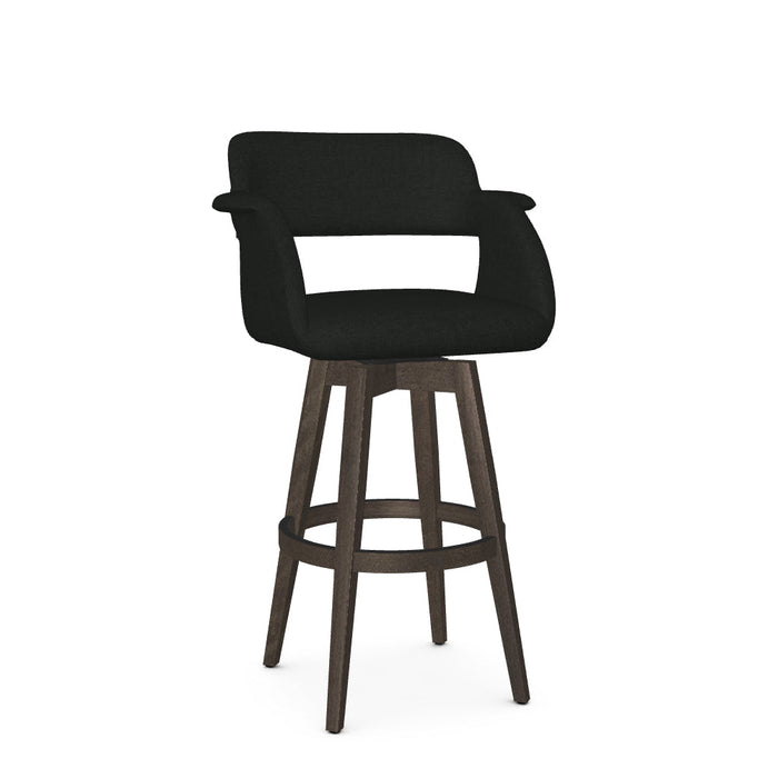 Joshua Swivel Bar Stool-Upholstered