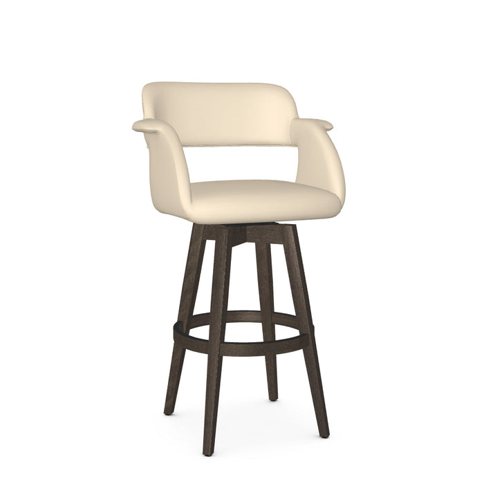 Joshua Swivel Bar Stool-Upholstered
