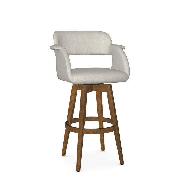 Joshua Swivel Bar Stool-Upholstered