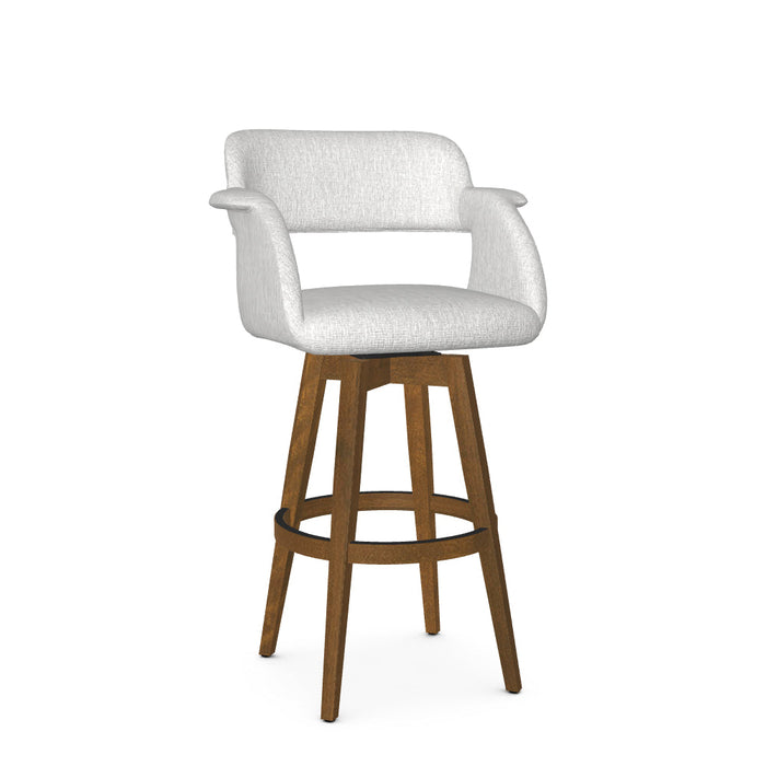 Joshua Swivel Bar Stool-Upholstered