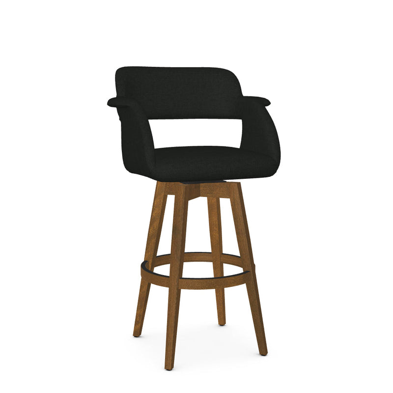 Joshua Swivel Bar Stool-Upholstered