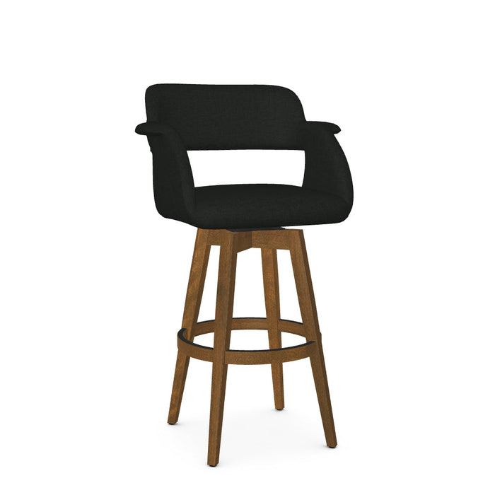 Joshua Swivel Bar Stool-Upholstered