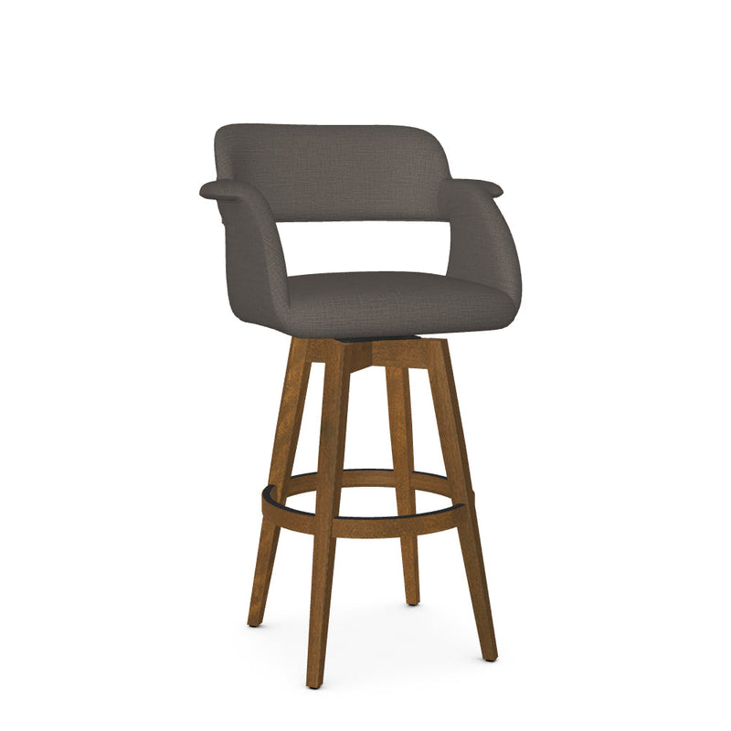 Joshua Swivel Bar Stool-Upholstered